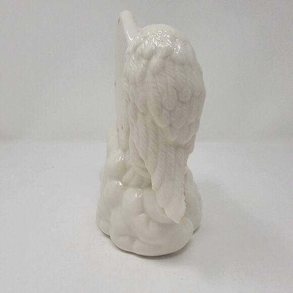 Vintage Avon Angel & Cherub Porcelain Figurine Gold Stars 1998 Avon - Picture 9 of 14